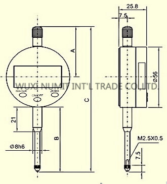 Digital Dial Indicator /Dial Indicator Accessories/Dial Gauge Calibration